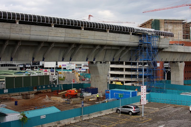 Baustelle Flughafen Johannesburg