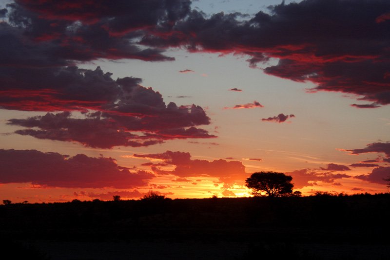 Rooiputs Sonnenuntergang